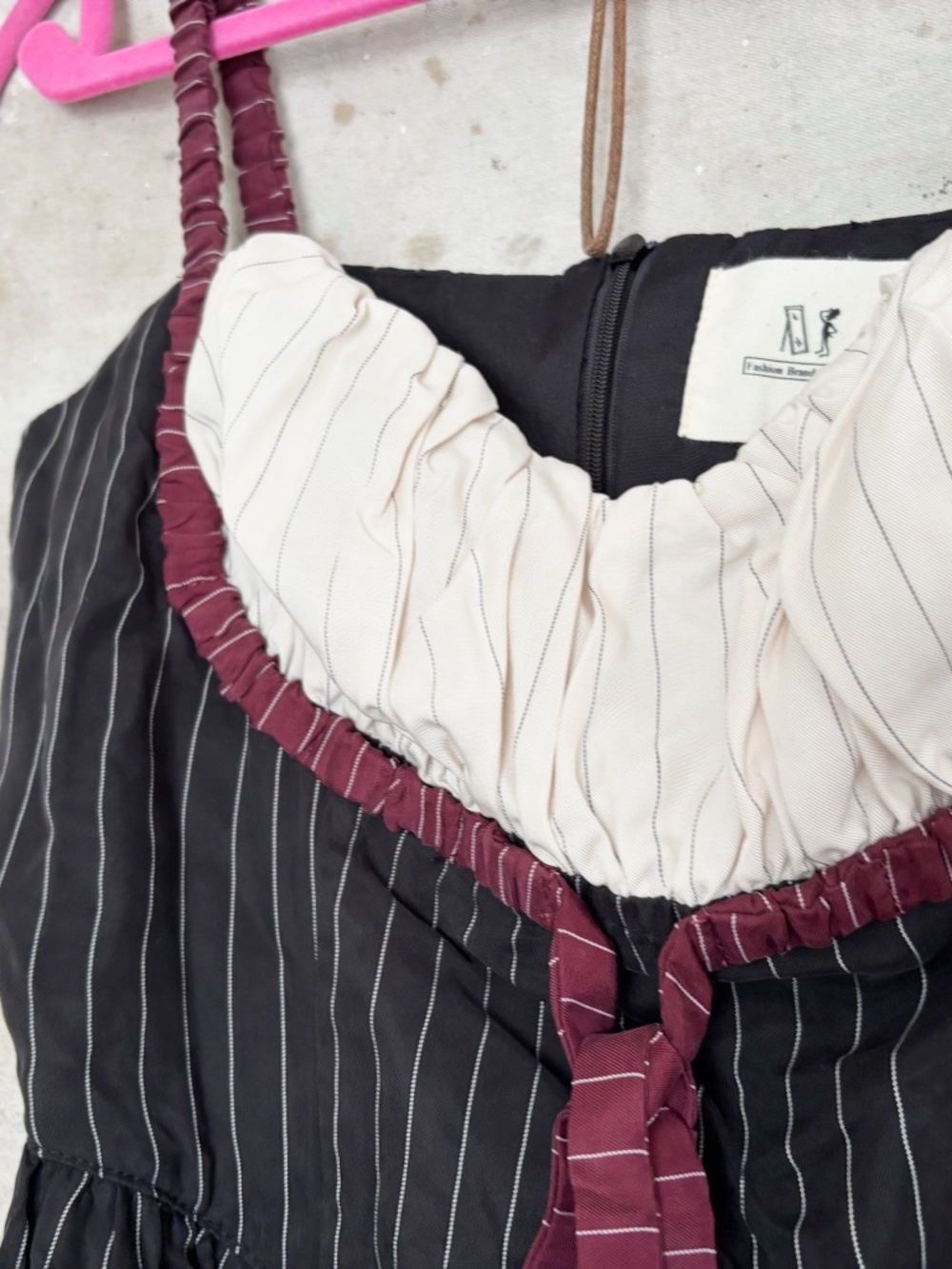 Fashion Brand Company Pirate Queen Tencel Stripe Dress - Picture 4 of 6